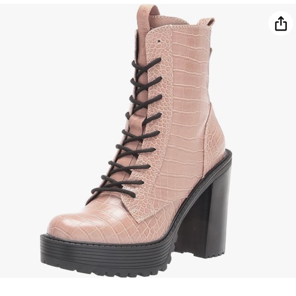 NWT GUESS Platform Croc Boot - Picture 1 of 8